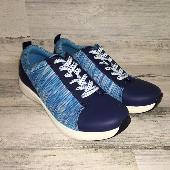 Alegria TRAQ Qest Sneaker Blue 38 7.5-8 Nursing Smart Shoe Comfort Casual - Picture 2 of 11
